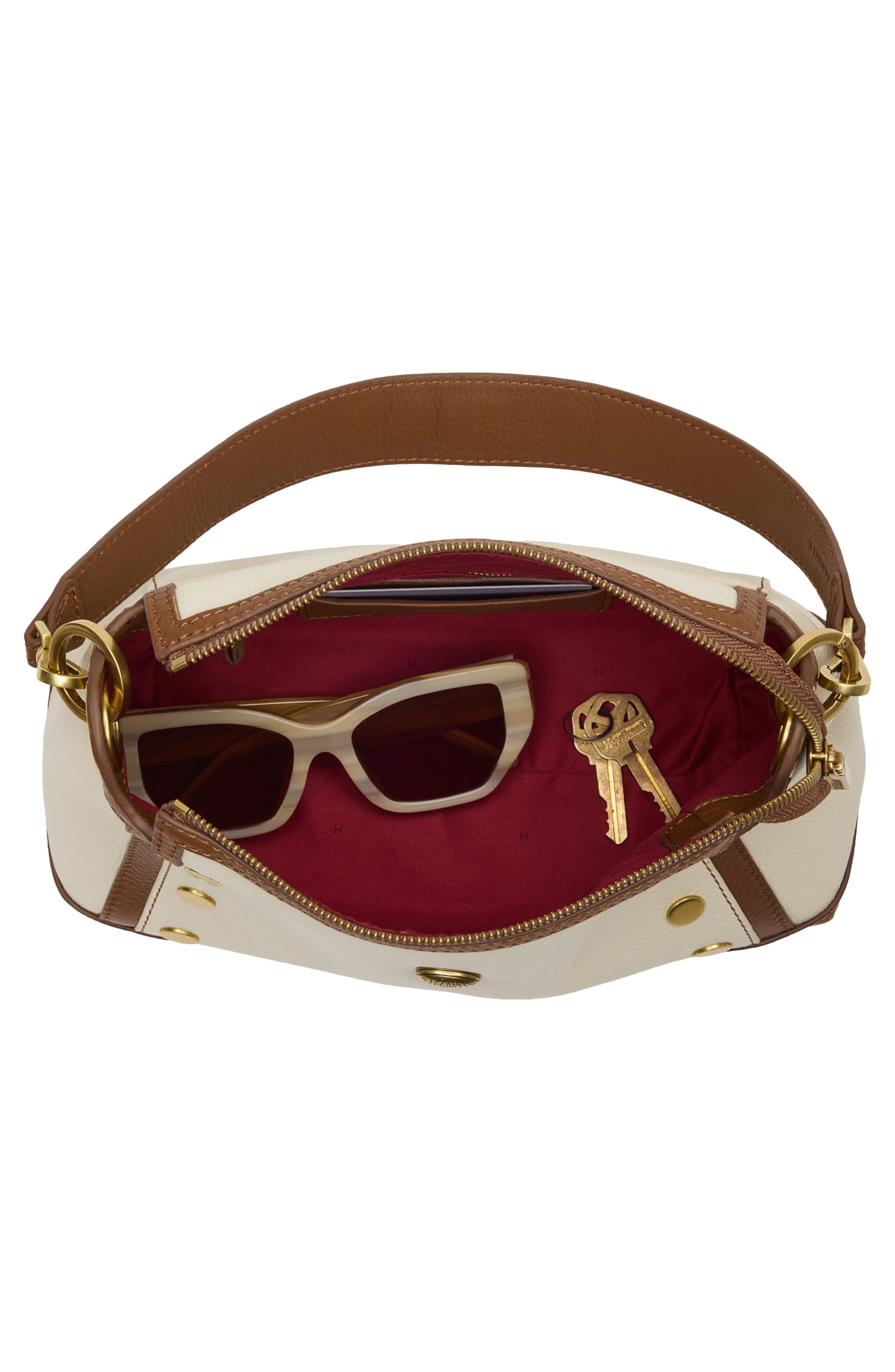 HAMMITT Medium Bryant Shoulder Bag, Alternate, color, West End/ Antique Gold