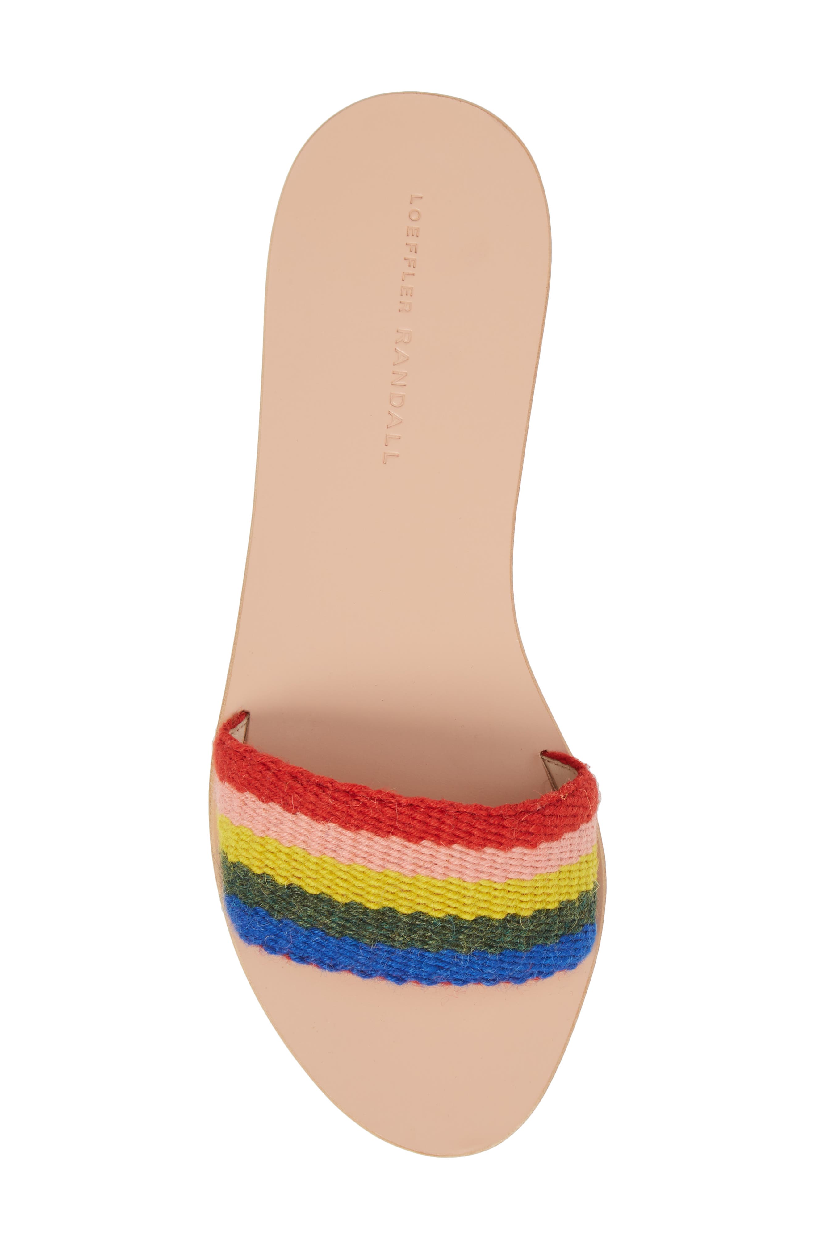 Loeffler Randall Stella Woven Slide Sandal, Alternate, color, 