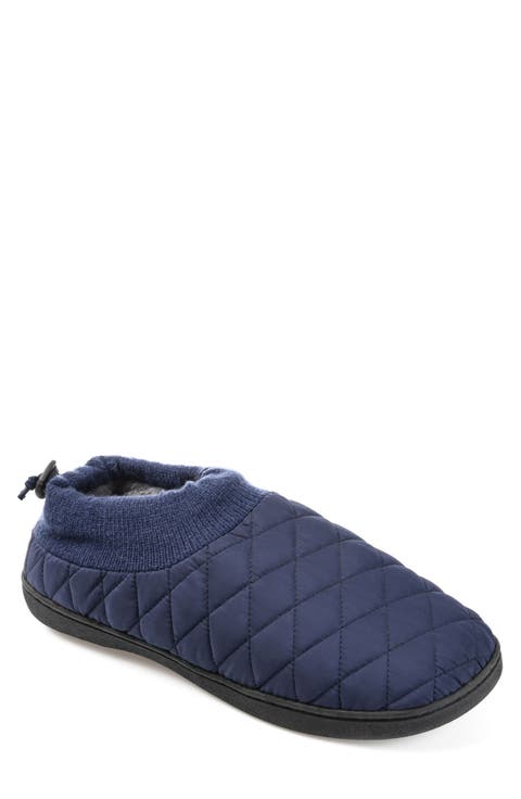 . Fargo Quilted Faux Fur Lined Slipper (Men)