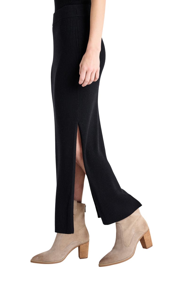 Splendid Georgie Rib Skirt, Alternate, color, 