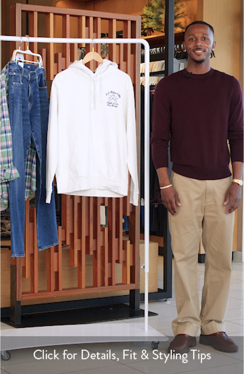 Arts Society Embroidered Cotton Fleece Hoodie, sales video thumbnail