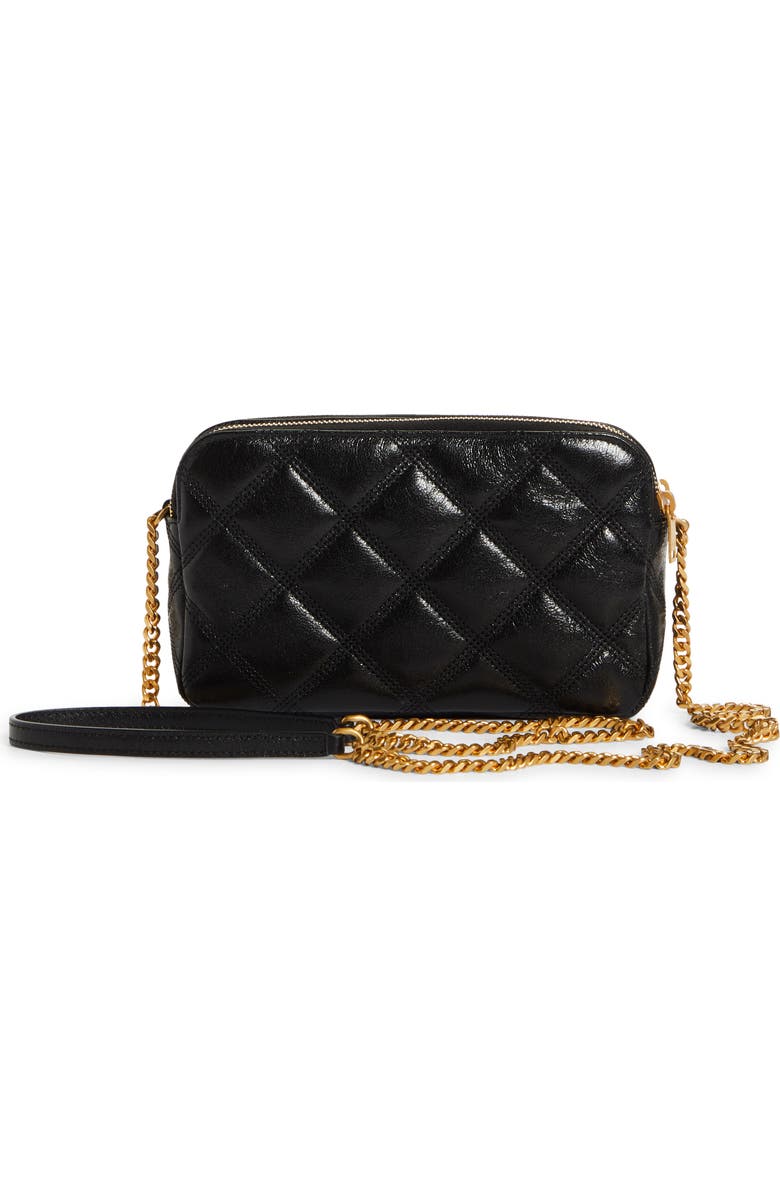 Saint Laurent Becky Diamond Quilted Leather Camera Bag, Alternate, color,