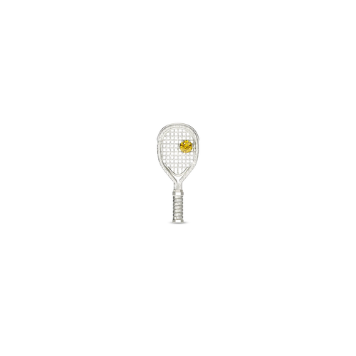 Pascal The Tennis Racket Stud Earring, Yellow Diamond