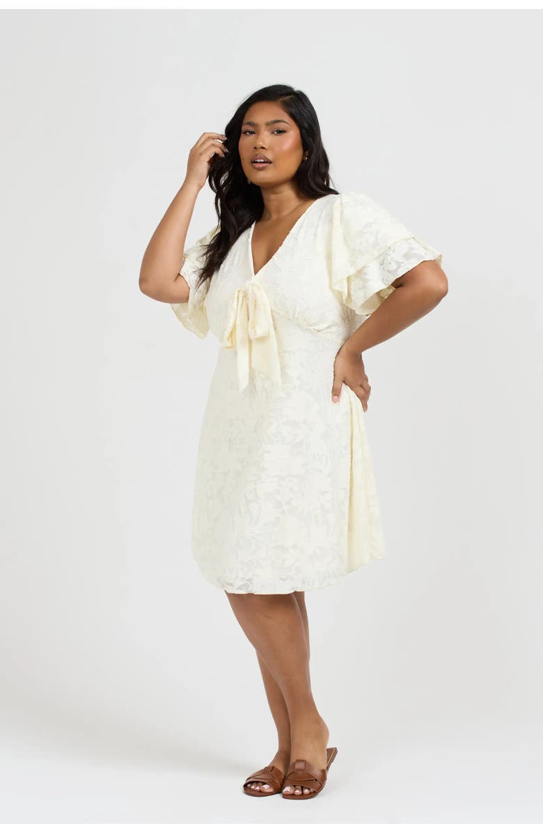 FASHION-SZN CURVE Floral Skater Dress, Alternate, color, 