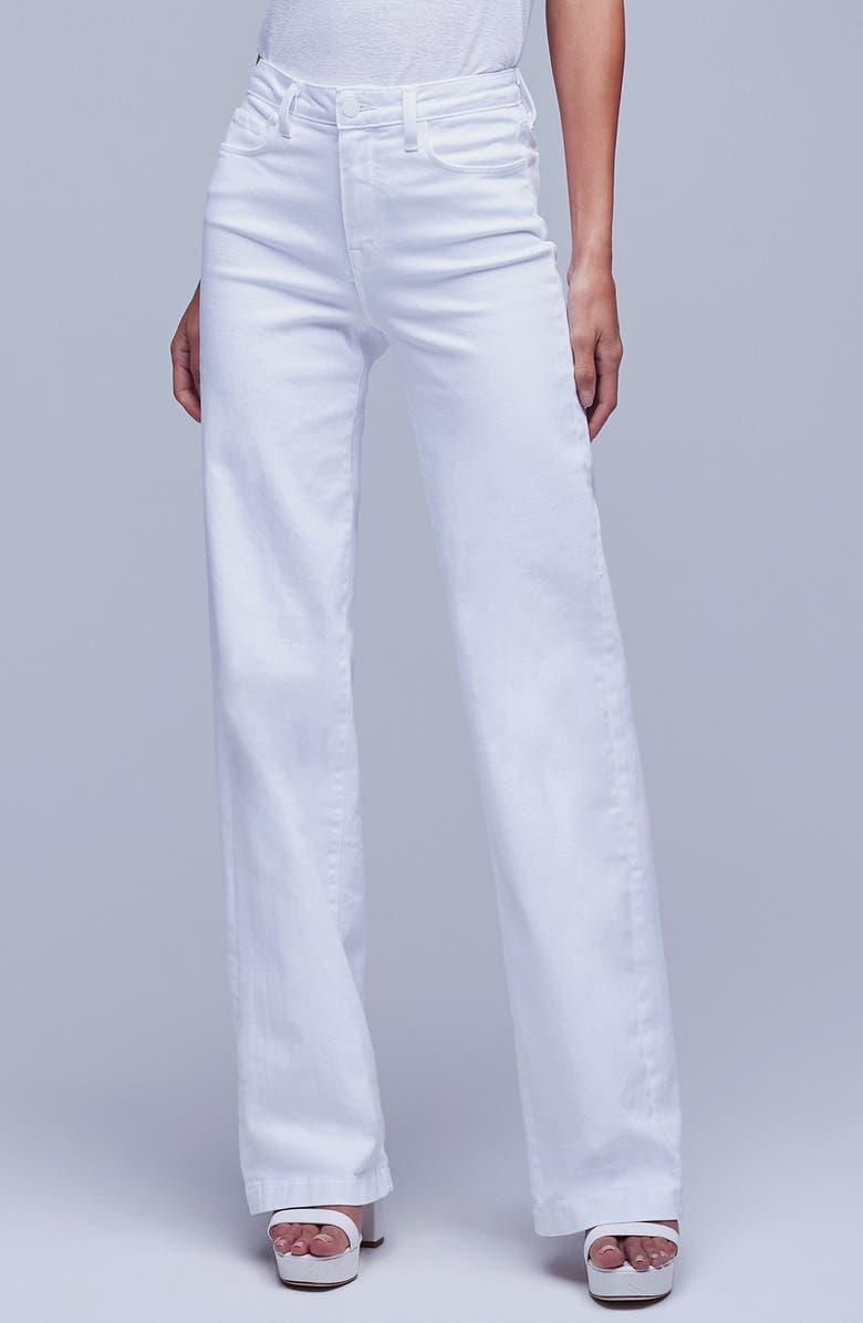 L'AGENCE Clayton Wide Leg Jeans, Main, color, 