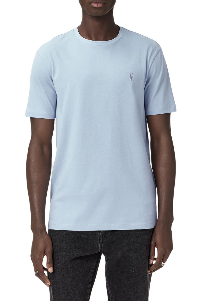 Brace Cotton T-Shirt, Main, color, SPINEL BLUE