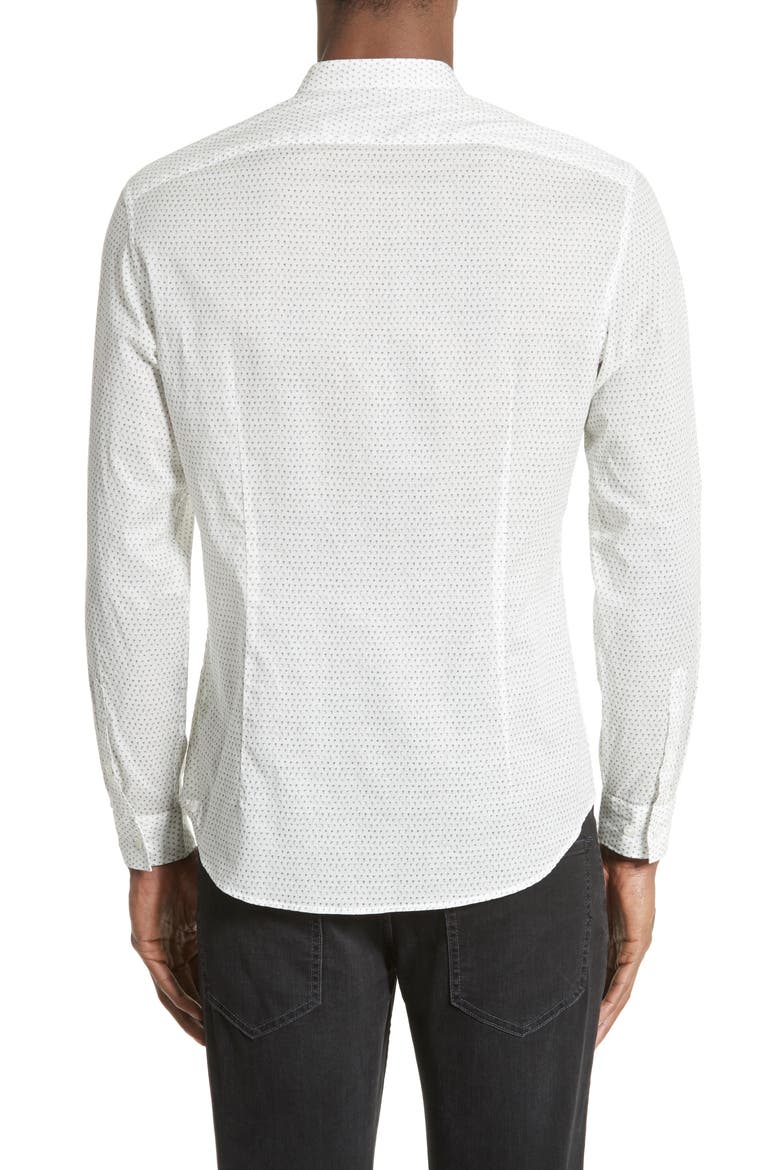 Collection Bib Front Print Sport Shirt, Alternate, color, OFF WHITE