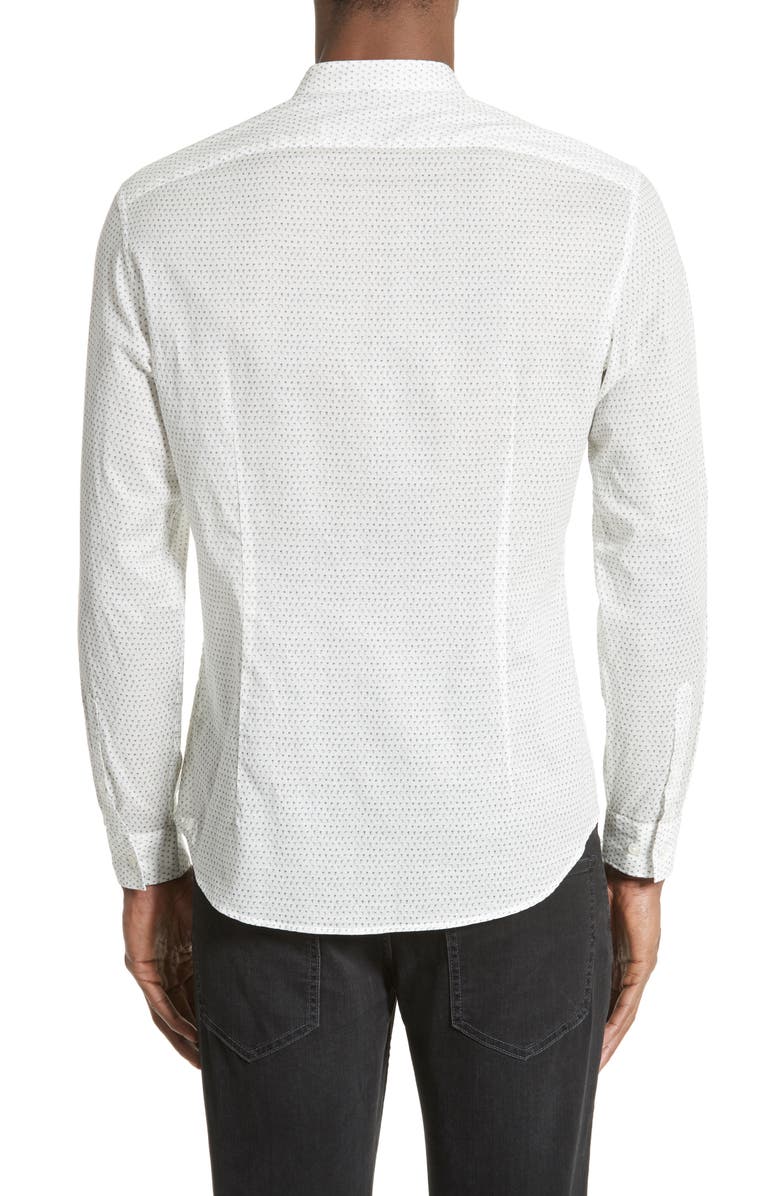 John Varvatos Collection Bib Front Print Sport Shirt, Alternate, color,
