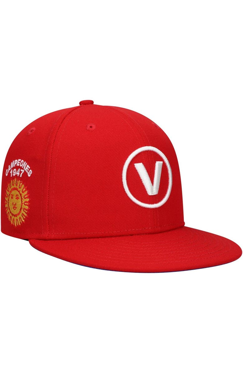 RINGS & CRWNS Men's Rings & Crwns Red Vargas Campeones Team Fitted Hat, Main, color, Red