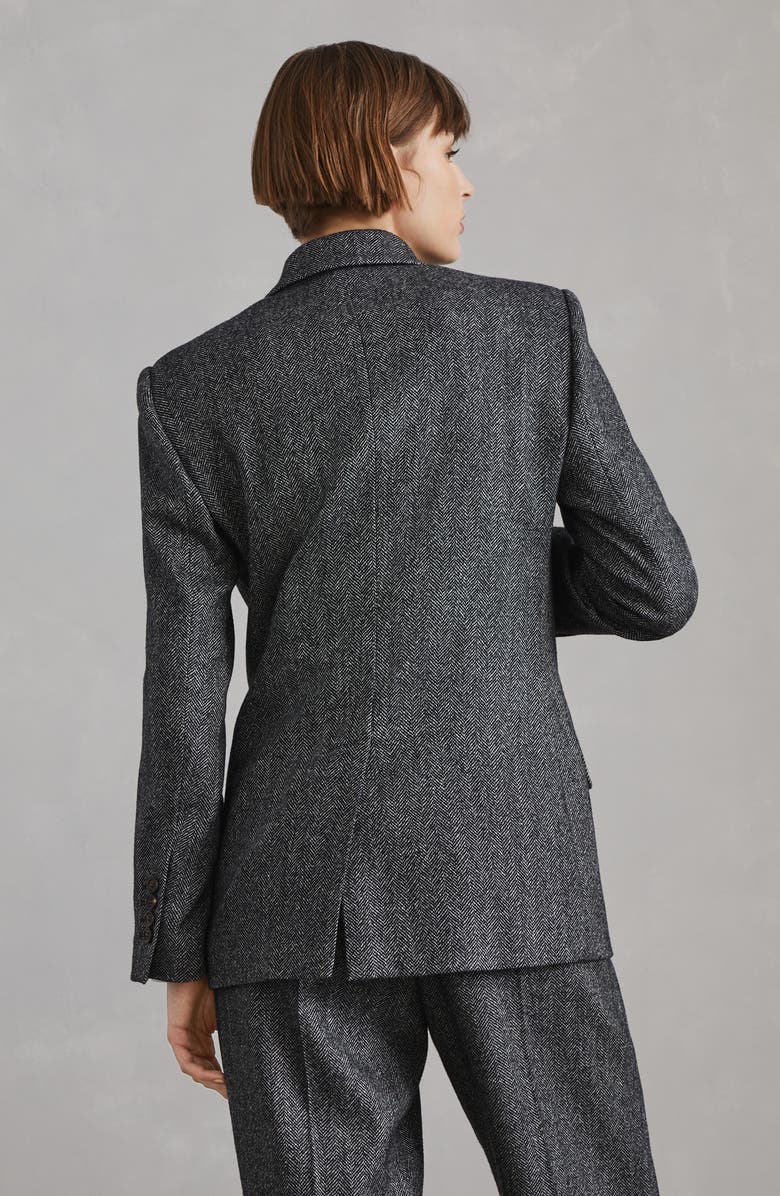 Brunello Cucinelli Carded chevron blazer, Alternate, color, 