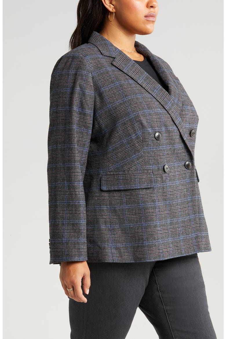The Plus Rosedale Blazer, Alternate, color, KYLE MINI GLEN PLAID