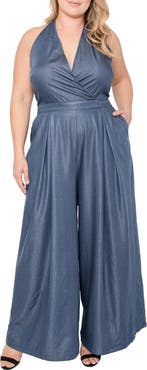 Standards & Practices London Sleeveless Wide Leg Jumpsuit