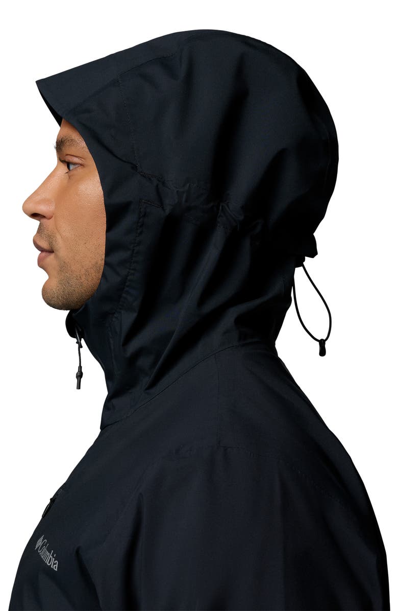 Columbia Trailborne Omni-Tech Waterproof Jacket, Alternate, color, Black