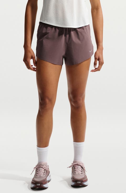 Swift Dri-FIT Mid-Rise Brief-Lined Running Shorts
