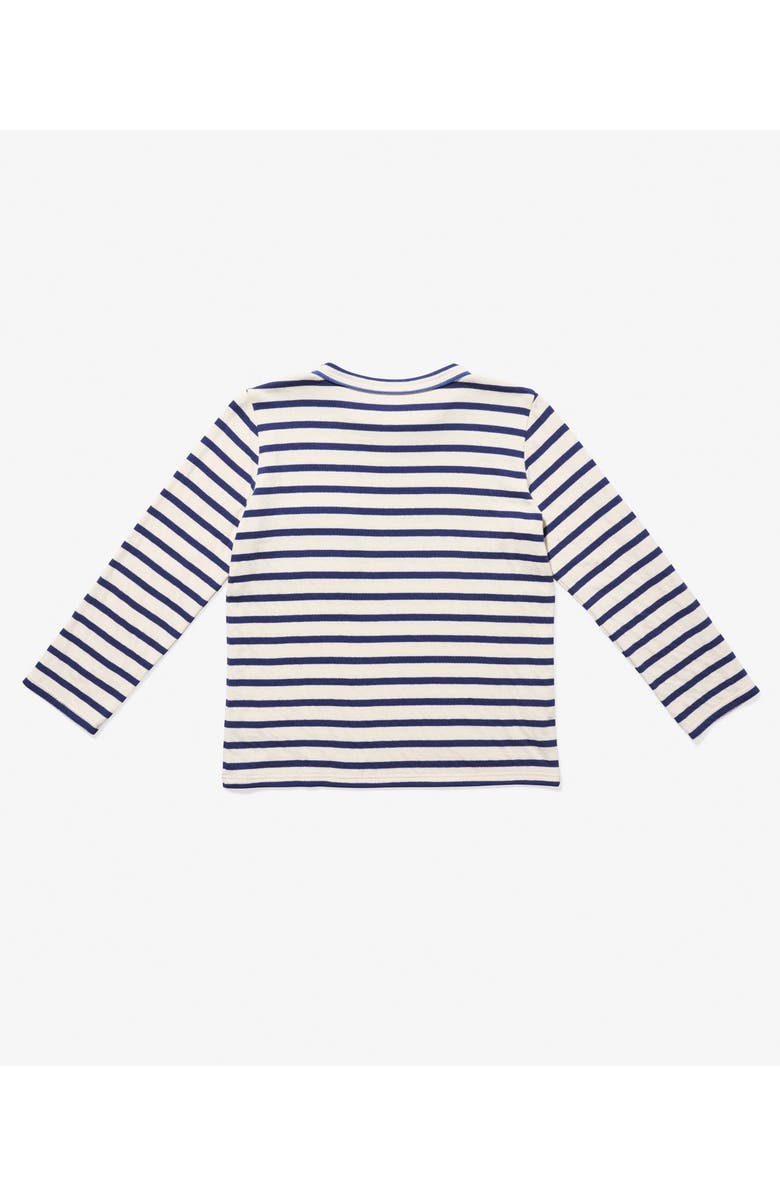 Oso and Me Edward T-Shirt, Alternate, color, Navy Stripe