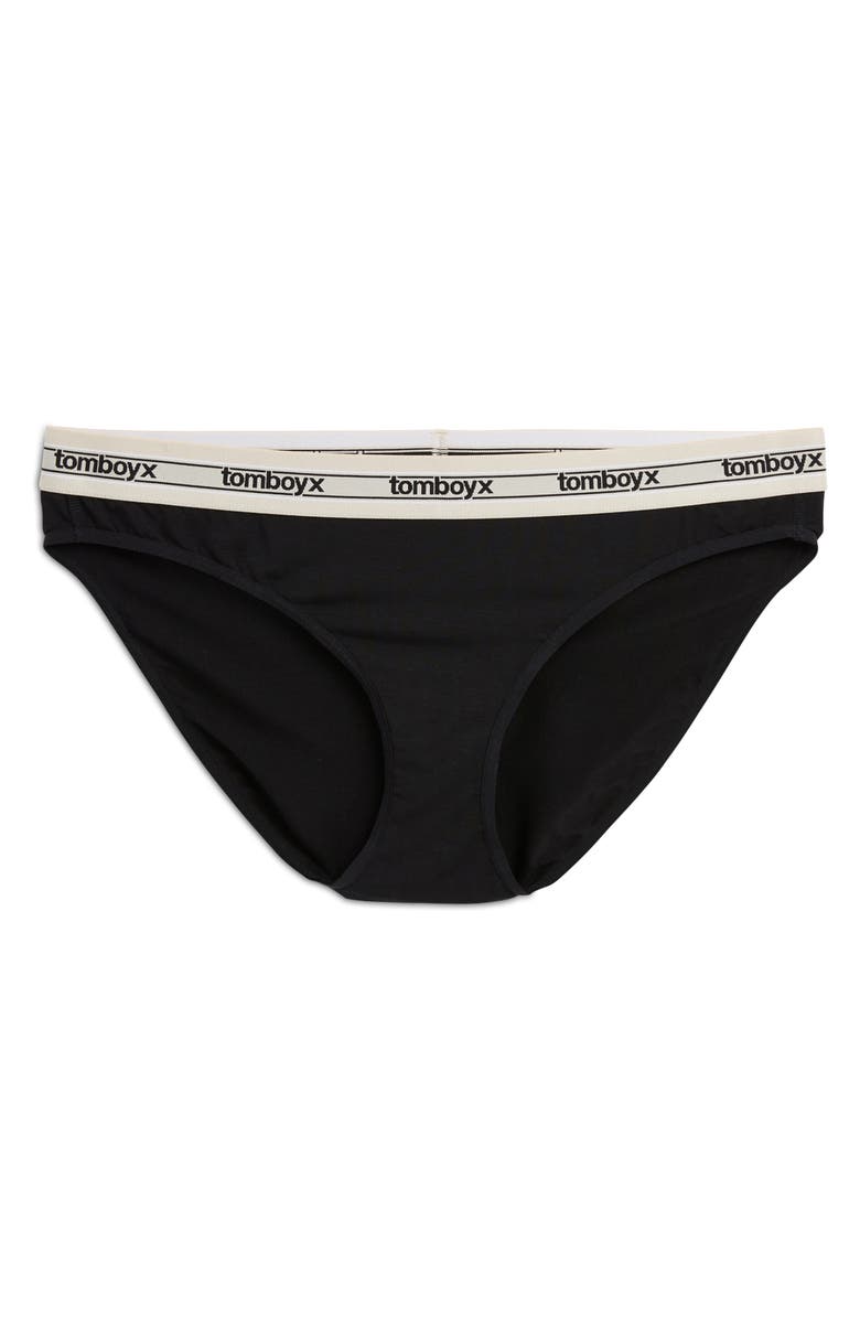 TomboyX Stretch Modal Bikini, Main, color, Modal Retro Black