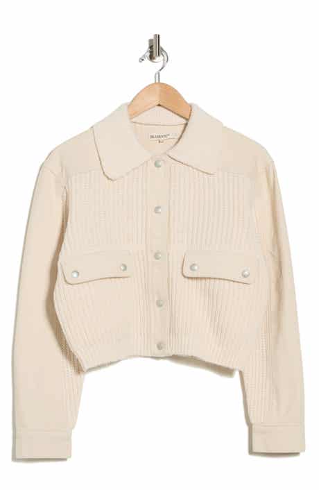 BLANKNYC Sweater Bomber Jacket