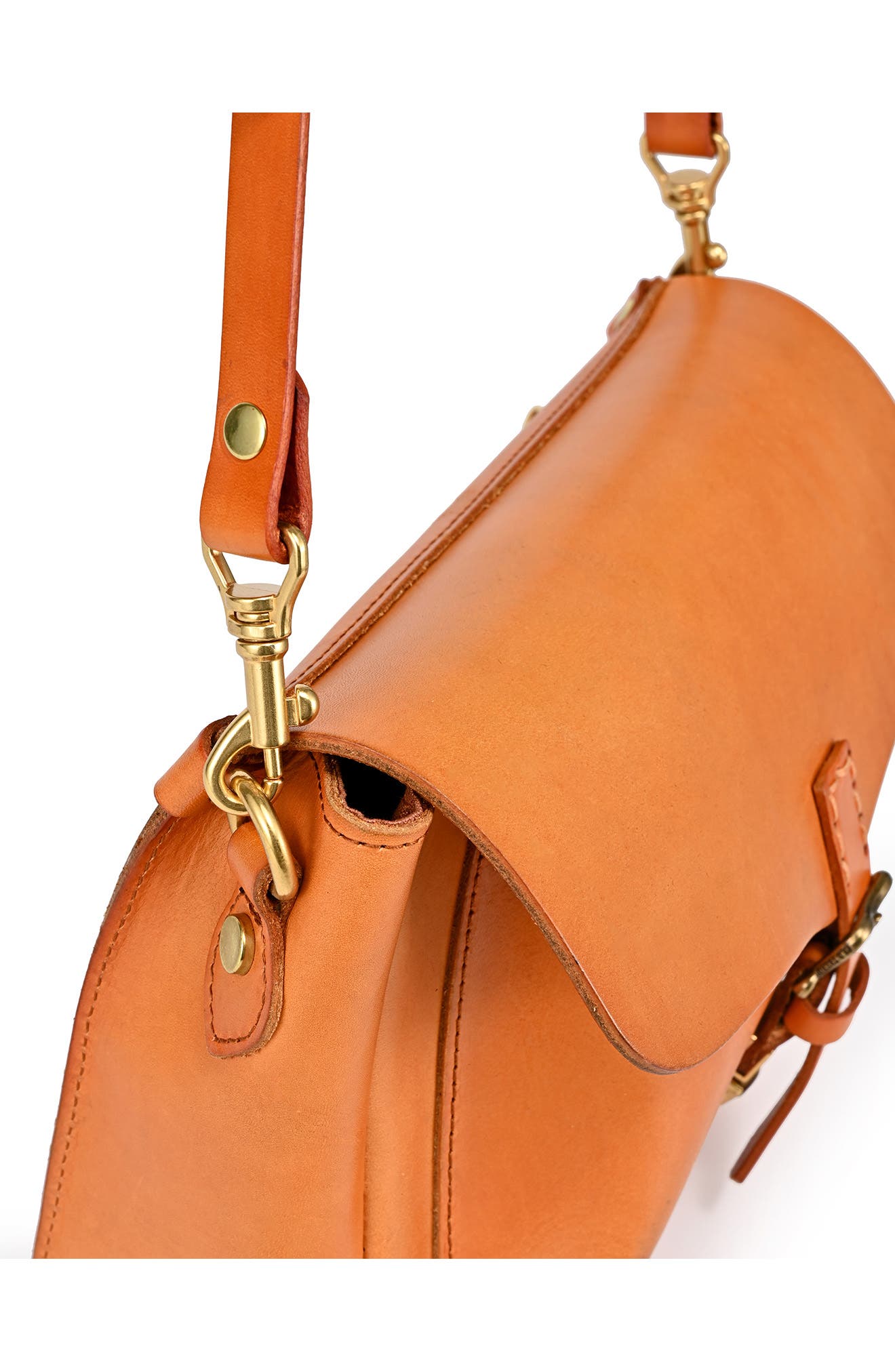 Isla Leather Crossbody Bag, Alternate, color, CAMAREL