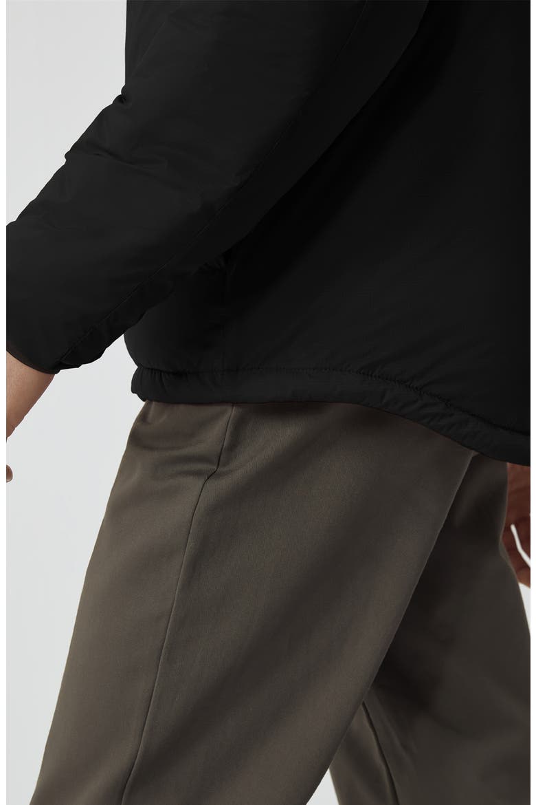 Lodge Packable Down Hooded Jacket, Alternate, color, BLACK