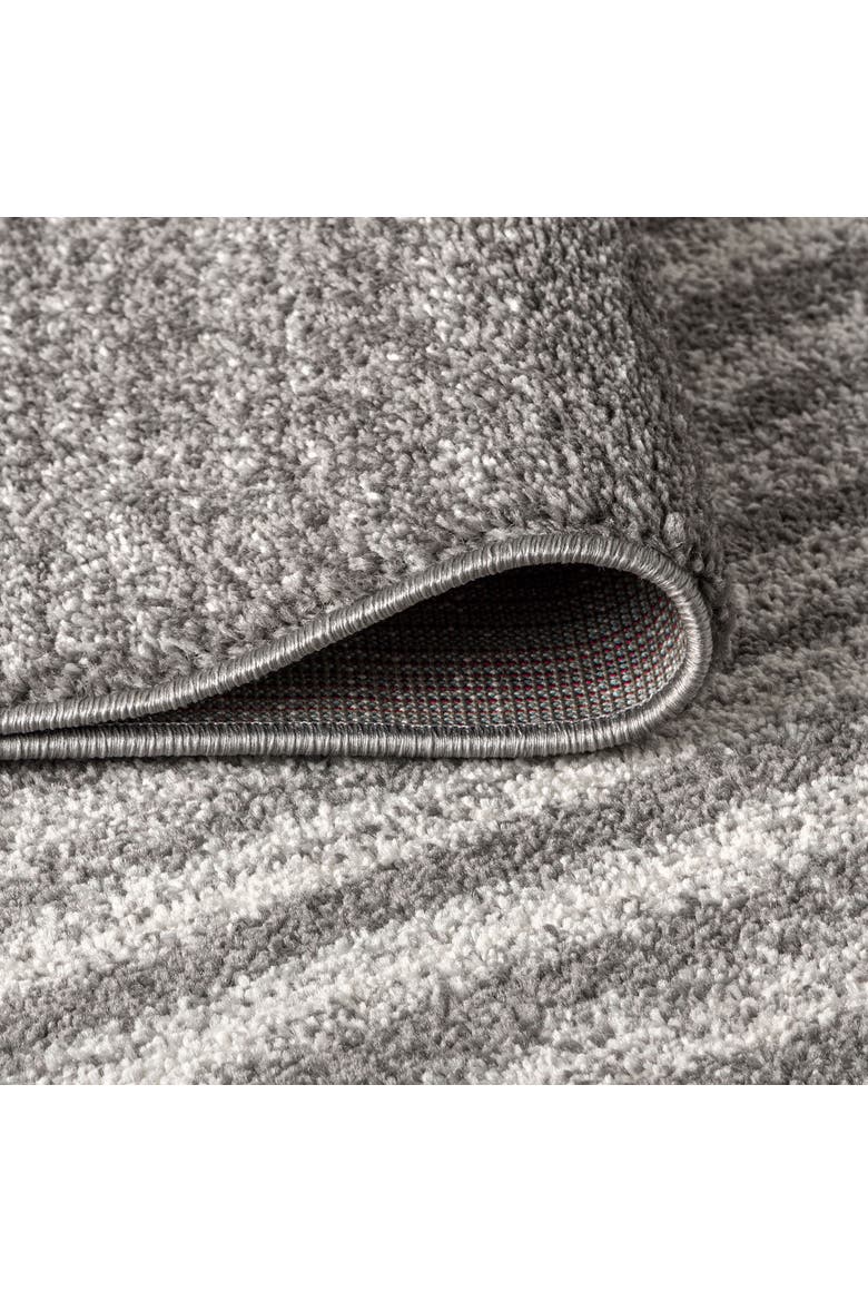 Aya Berber Stripe Geometric Area Rug, Alternate, color, Gray/Cream