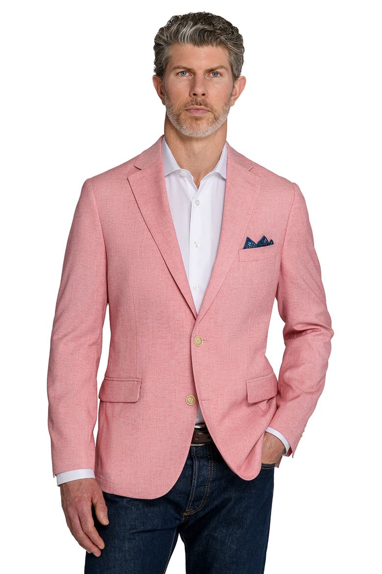 Lino Two-Button Sport Coat, Alternate, color, PINK