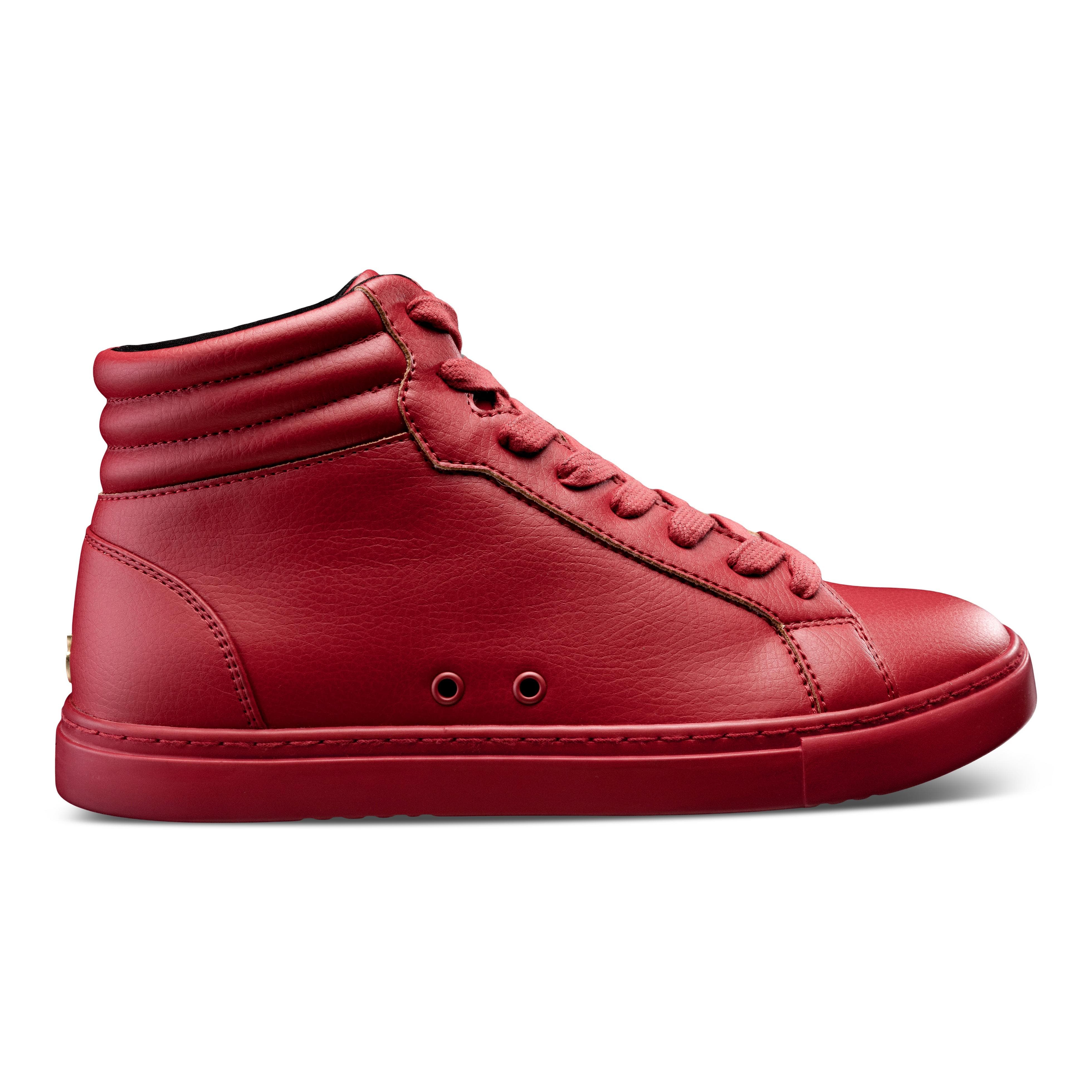 Men's High-top Sneaker, Alternate, color, Red