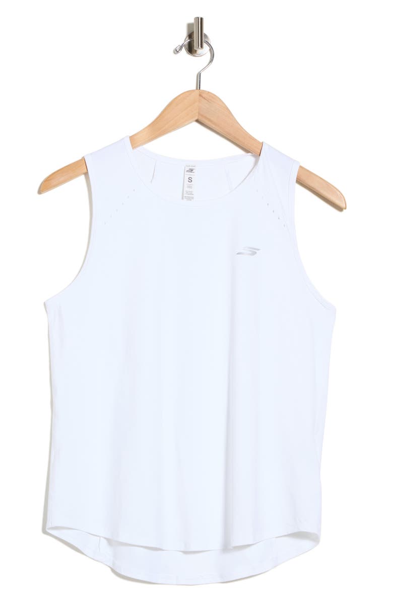 SKECHERS GO DRI<sup>®</sup> STRIDE Performance Tank, Alternate, color, Bright White