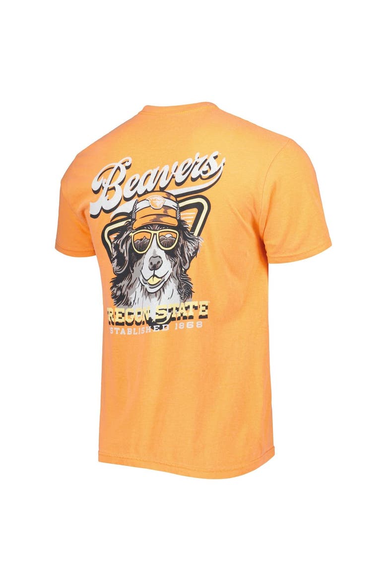 Men's Orange Oregon State Beavers Man's Best Friend Comfort Colors T-Shirt, Alternate, color, Burnt Orange