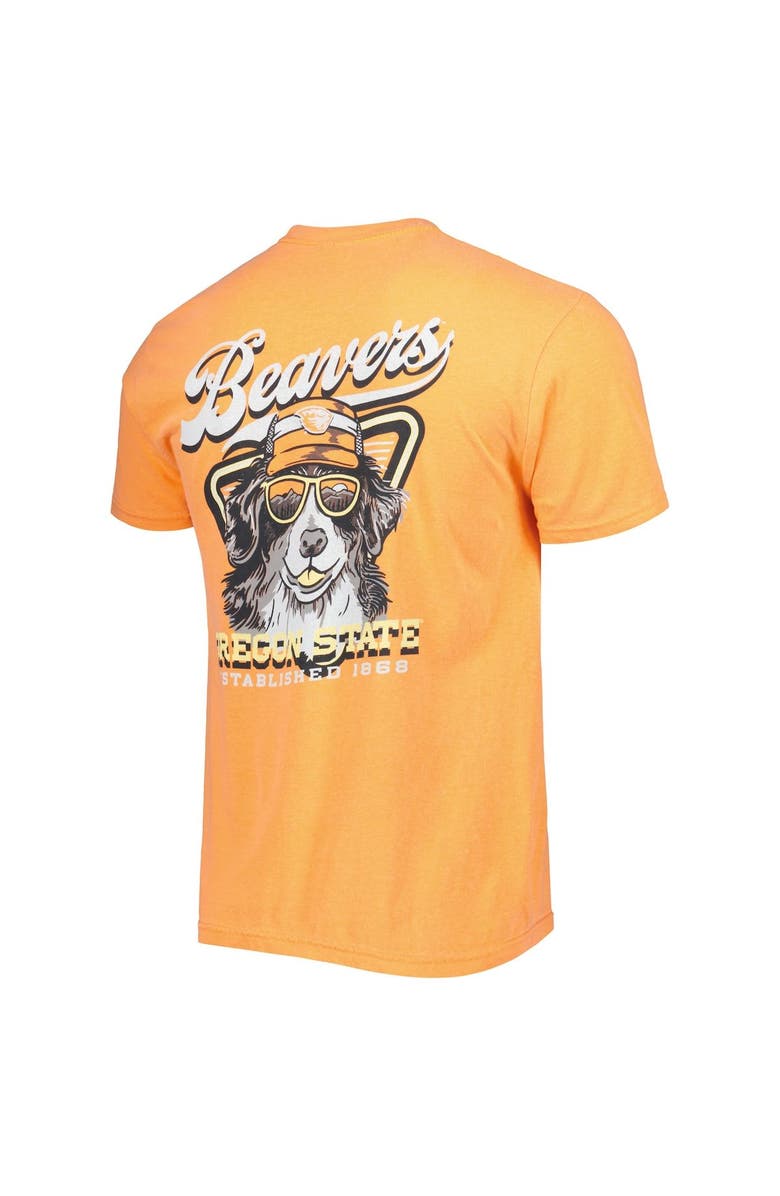 IMAGE ONE Men's Orange Oregon State Beavers Man's Best Friend Comfort Colors T-Shirt, Alternate, color,