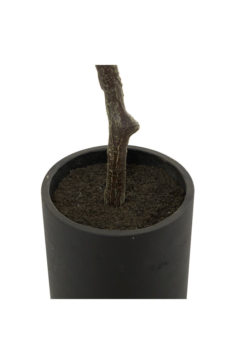 GINGER BIRCH STUDIO Green Faux Foliage Potted Artificial Eucalyptus Tree, Alternate, color, Green