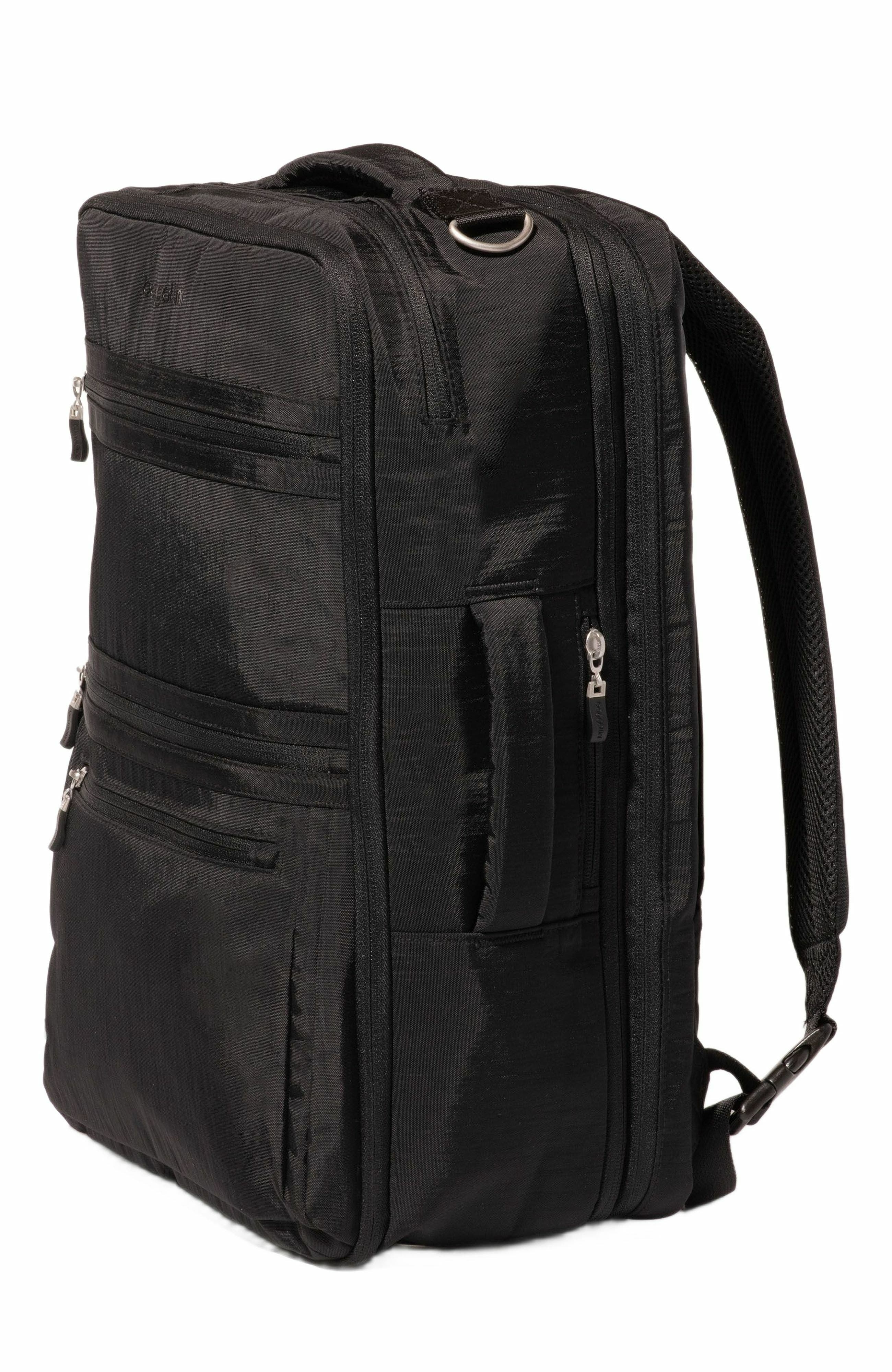 BAGGALLINI Modern Convertible Travel Backpack, Alternate, color, Black