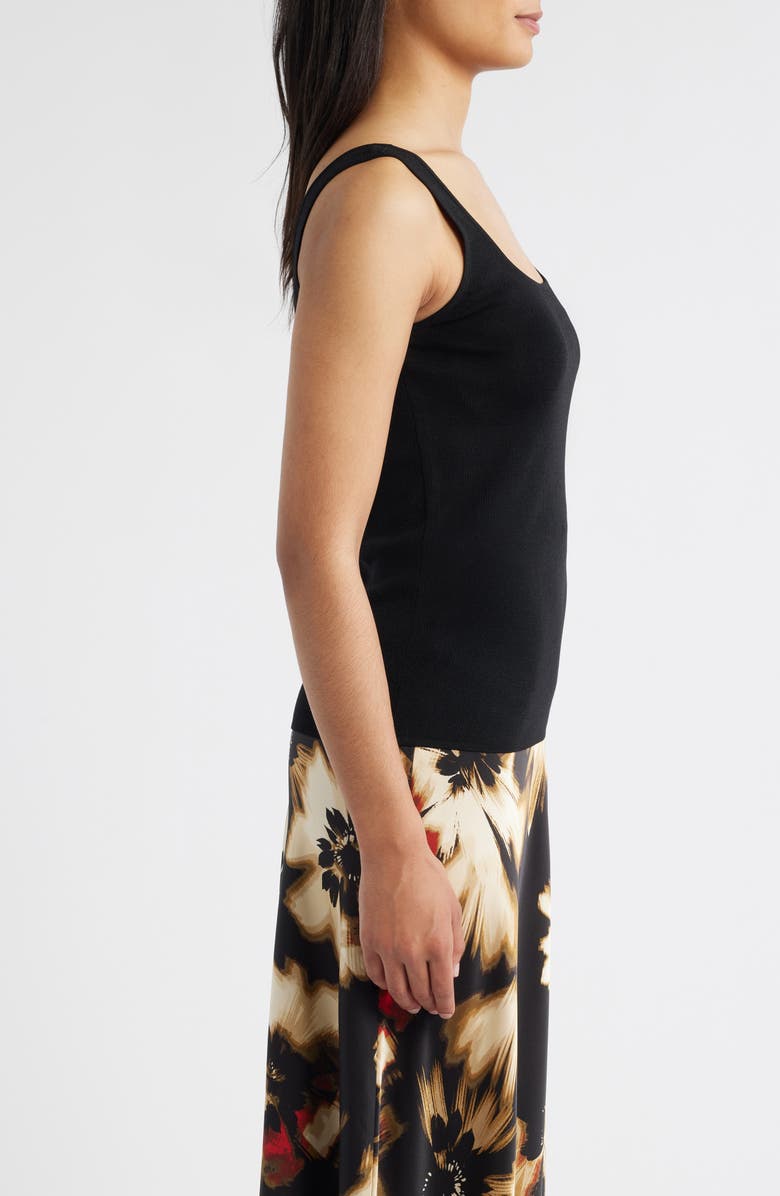 Anne Klein Square Neck Sweater Tank, Alternate, color, 