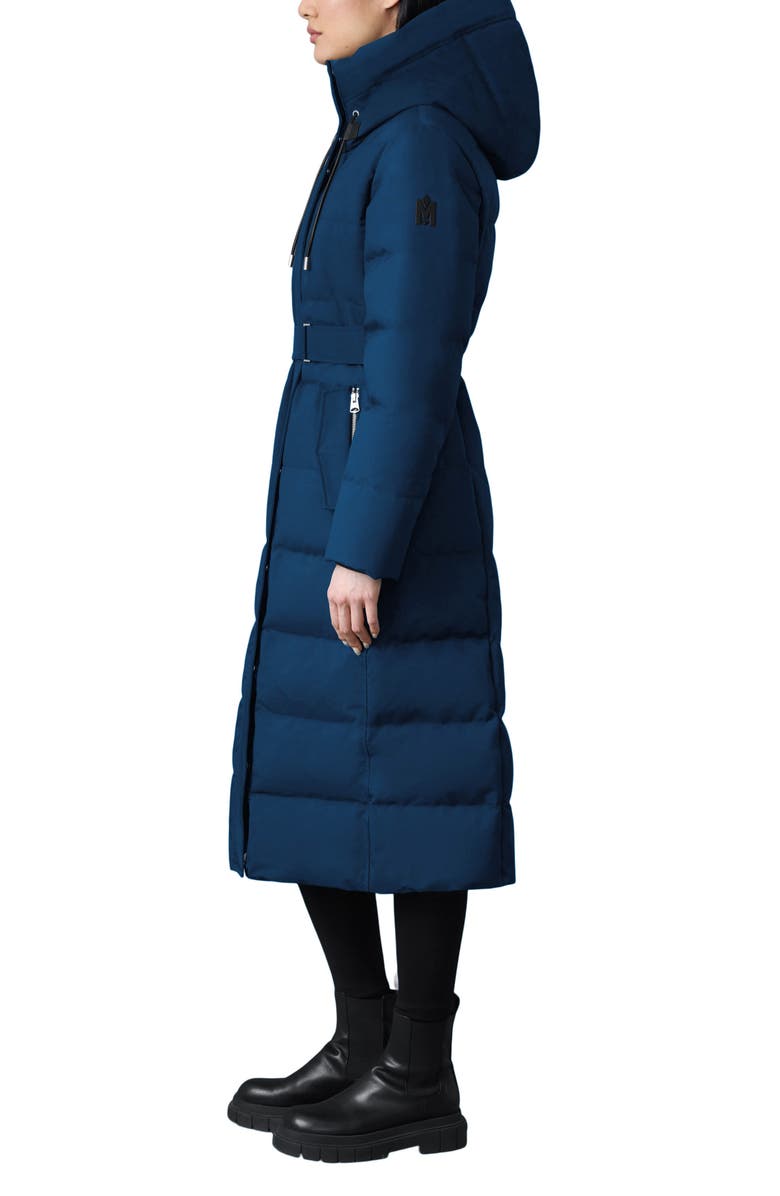 Mackage Shyla 800 Fill Power Down Coat with Removable Quilted Bib, Alternate, color, Navy