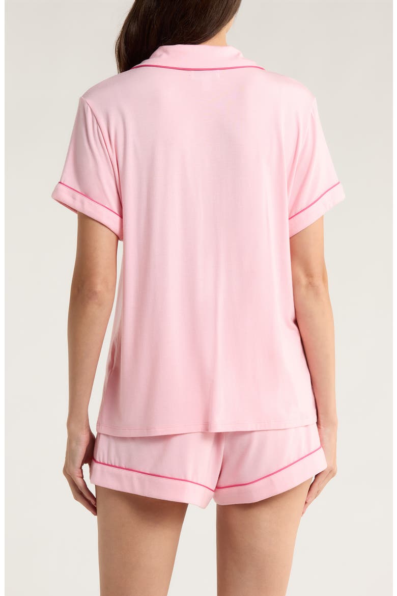Moonlight Eco Short Pajamas, Alternate, color, PINK CANDY