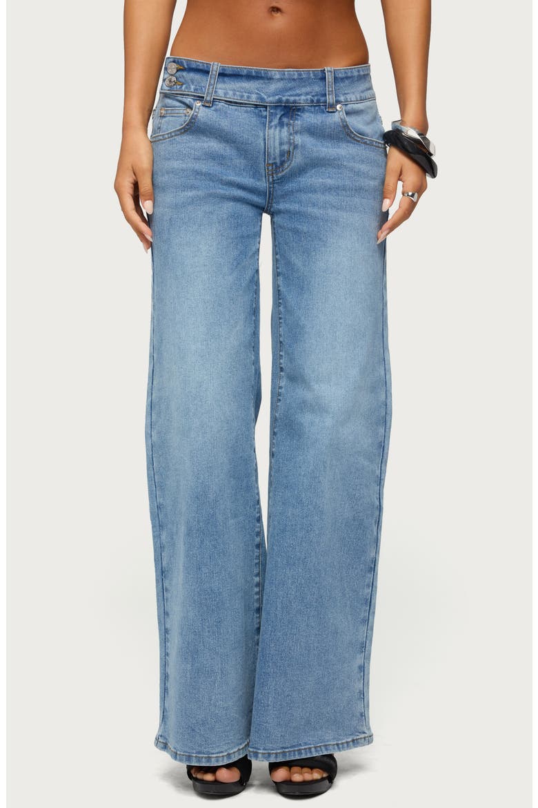Dale Low Rise Straight Leg Jeans, Main, color, LIGHT-BLUE-WASHED