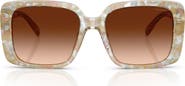 COACH 56mm Square Gradient Sunglasses