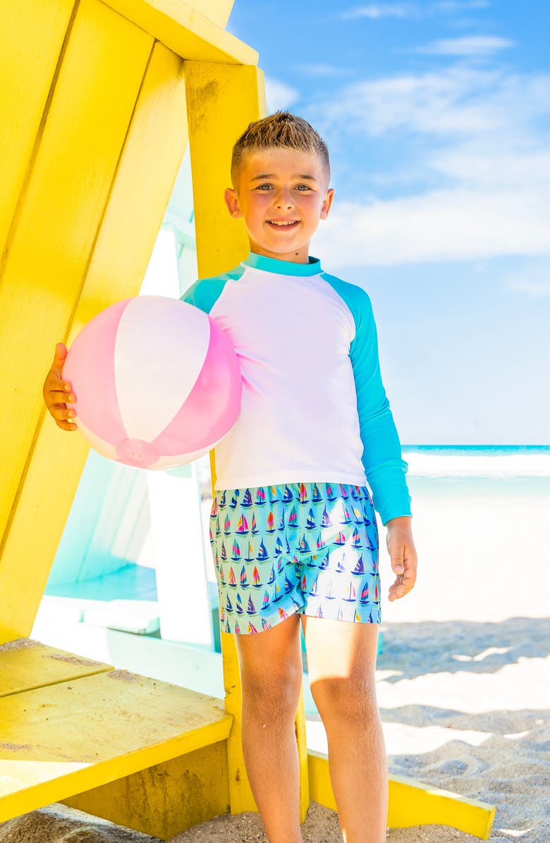 Limeapple Infant Boys Hudson Rashguard, Alternate, color, Multicolor