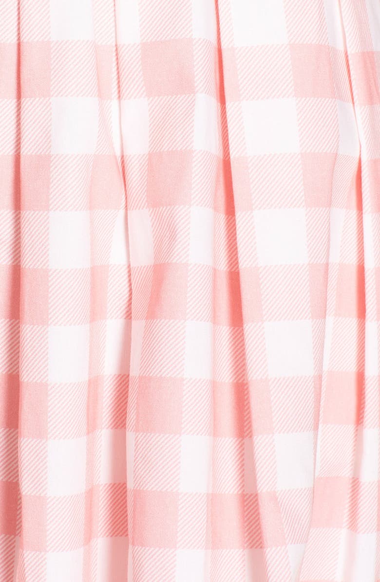 Eliza J Check Cotton Poplin Shirtdress, Alternate, color, 