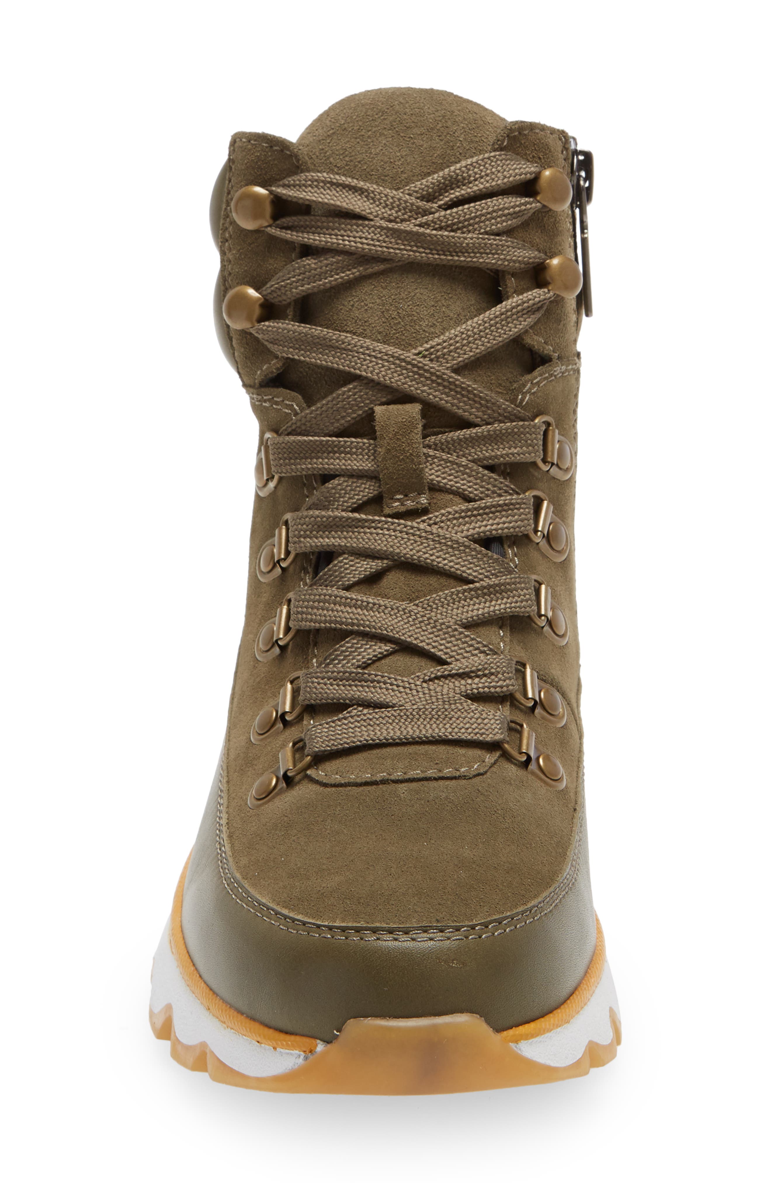 Shaker Waterproof Winter Boot, Alternate, color, OLIVE SUEDE