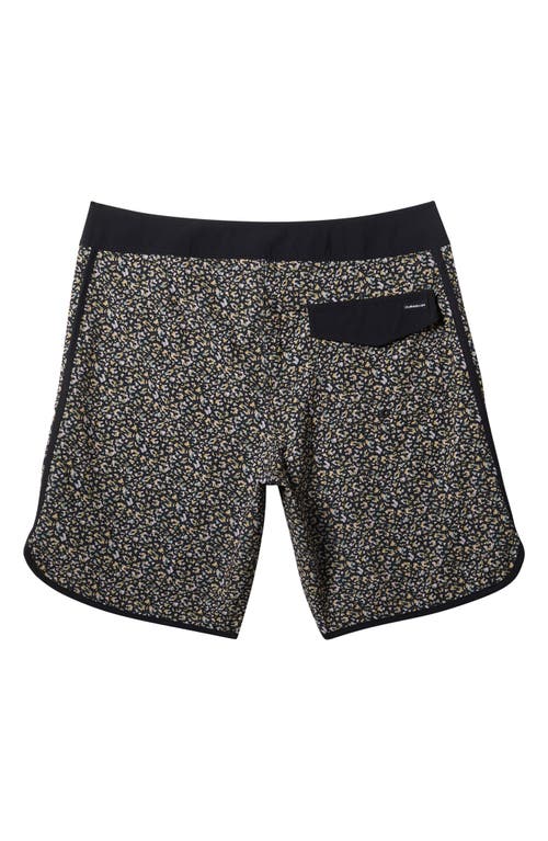 Quiksilver Highline Scallop Swim Trunks In Tarmac Apero Class