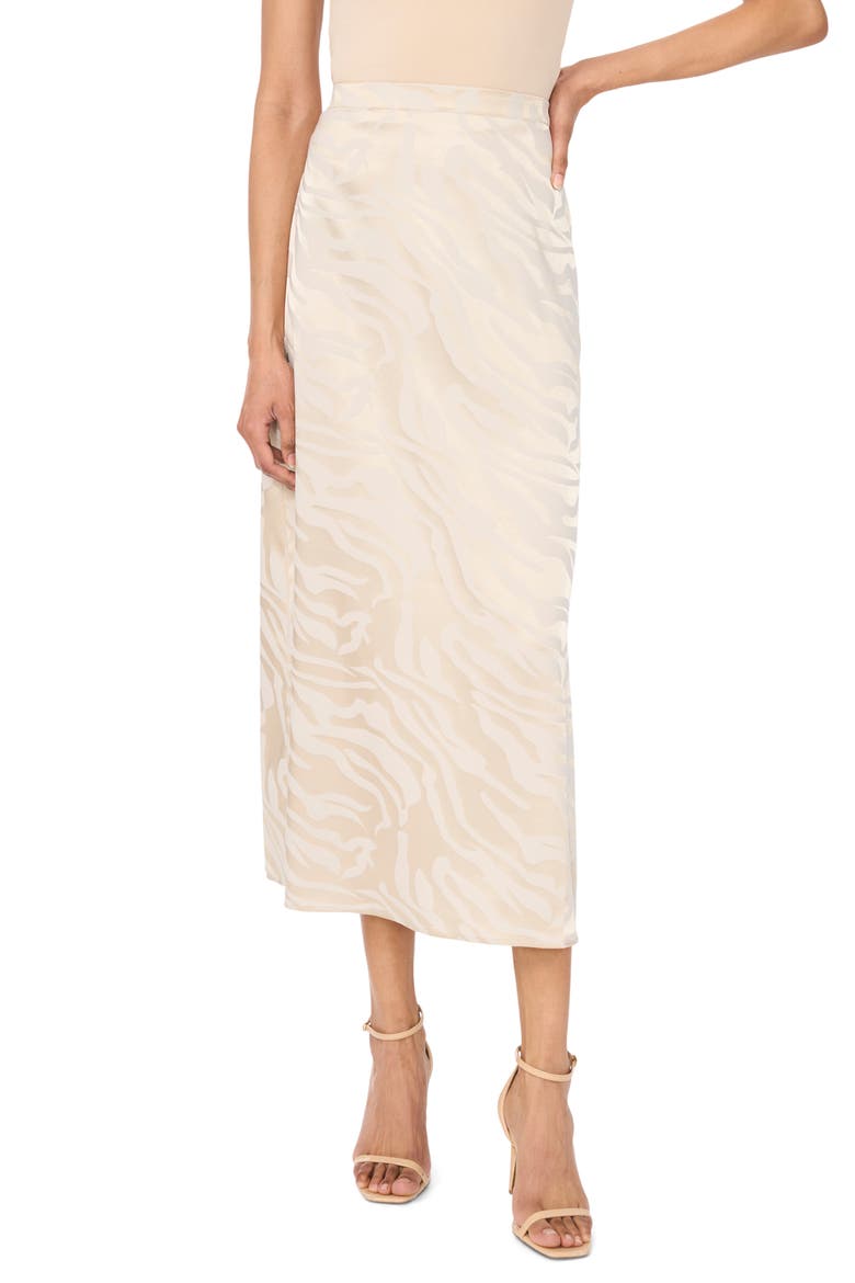 Satin Maxi Skirt, Main, color, BIRCH
