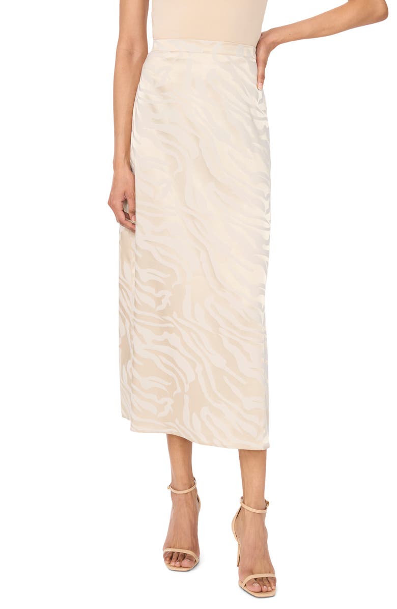 Vince Camuto Satin Maxi Skirt, Main, color, Birch