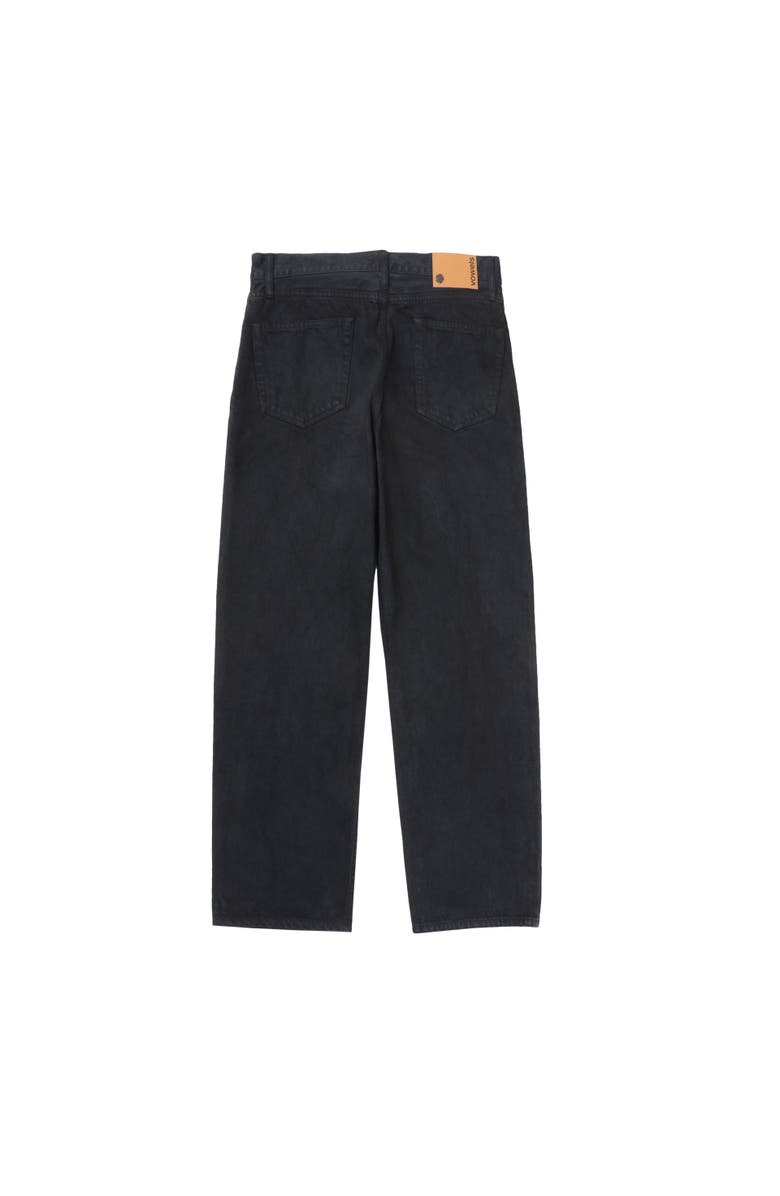 vowels Straight Denim, Alternate, color, Black