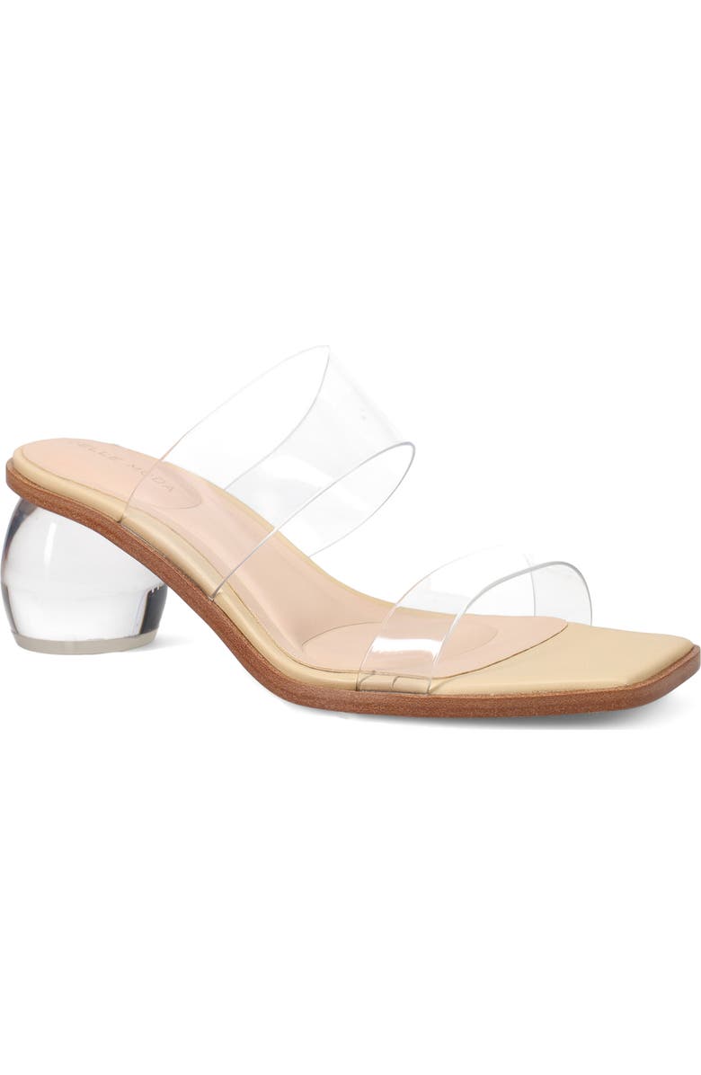 Pelle Moda Lela Slide Sandal, Main, color, Clear