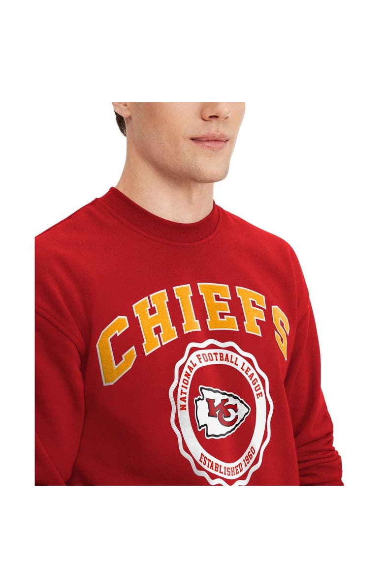 Tommy Hilfiger Men's Tommy Hilfiger Red Kansas City Chiefs Ronald Crew Sweatshirt, Alternate, color,