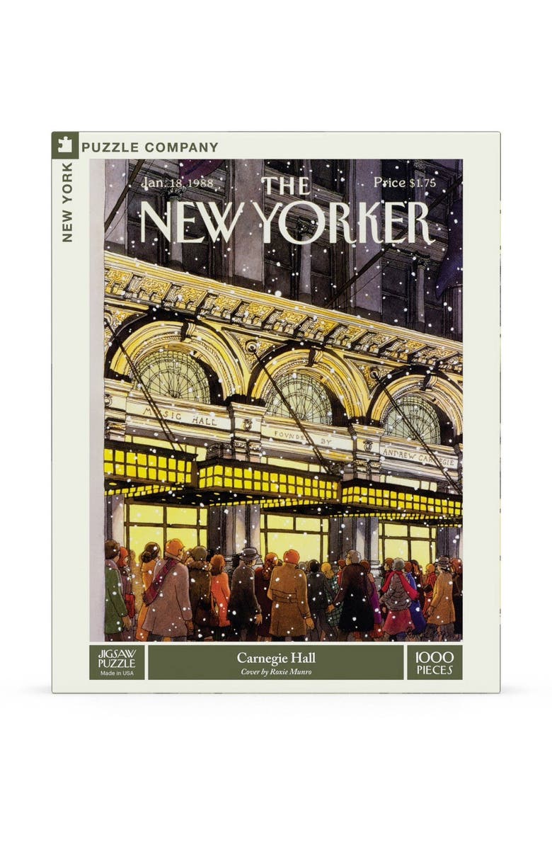 NEW YORK PUZZLE COMPANY Carnegie Hall 1000 Piece Puzzle, Main, color, NO COLOR