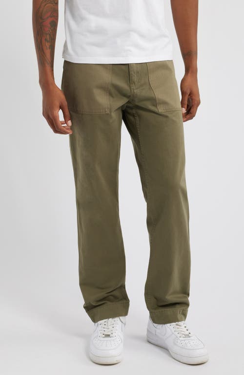 Alpha Industries Fatigue Cotton Pants in Green 