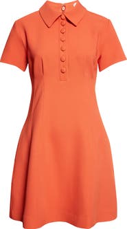 Reiss Marlie Short Sleeve Minidress