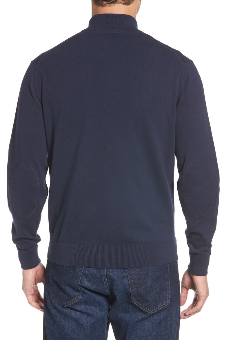 Seattle Seahawks - Lakemont Regular Fit Quarter Zip Sweater, Alternate, color, LIBERTY NAVY