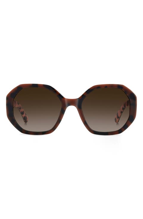 flynnie 54mm geometric sunglasses
